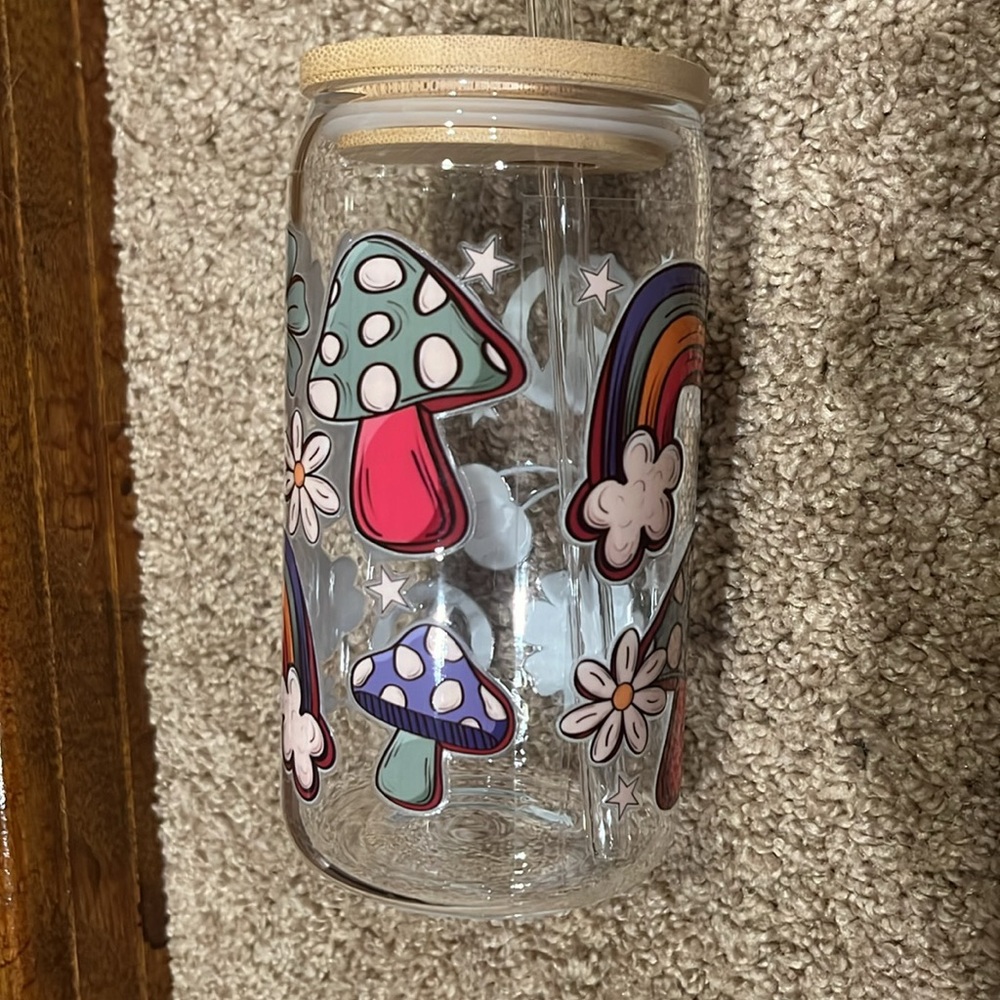 Soda can cup “Hippie” - Picture 5 of 5